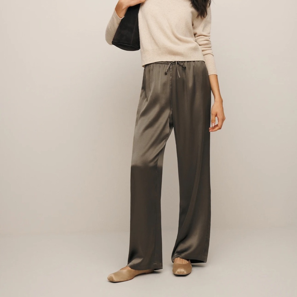 Reformation Olina Silk Pant